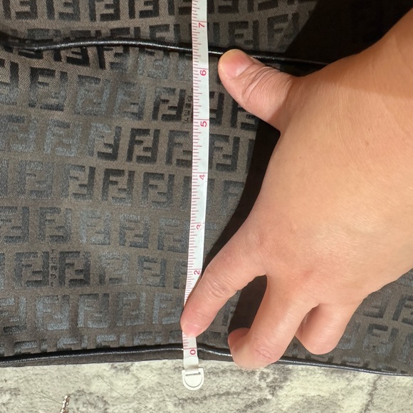 Prew-Owned FENDI Zucca Shoulder Bag - Picture 15 of 15